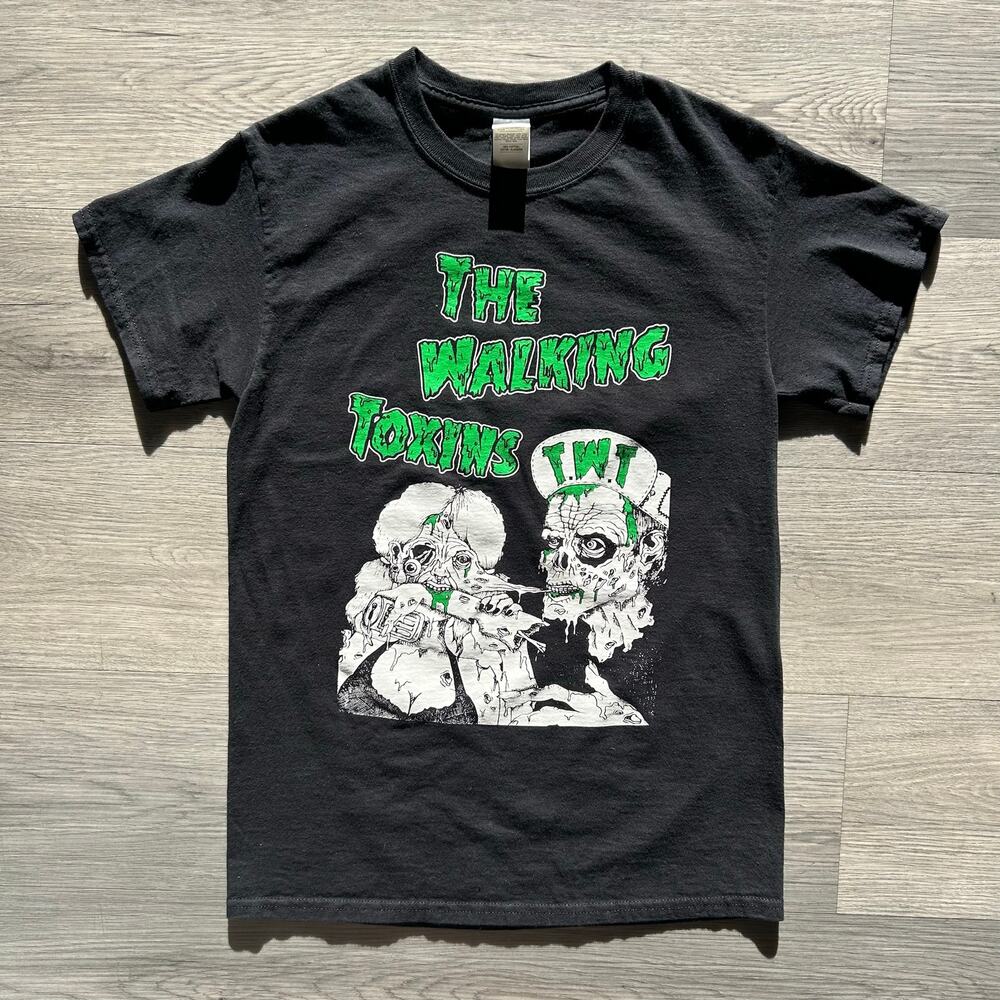 Punk rock band The Walking Toxins official Band Tour T-Shirt- Sz, S